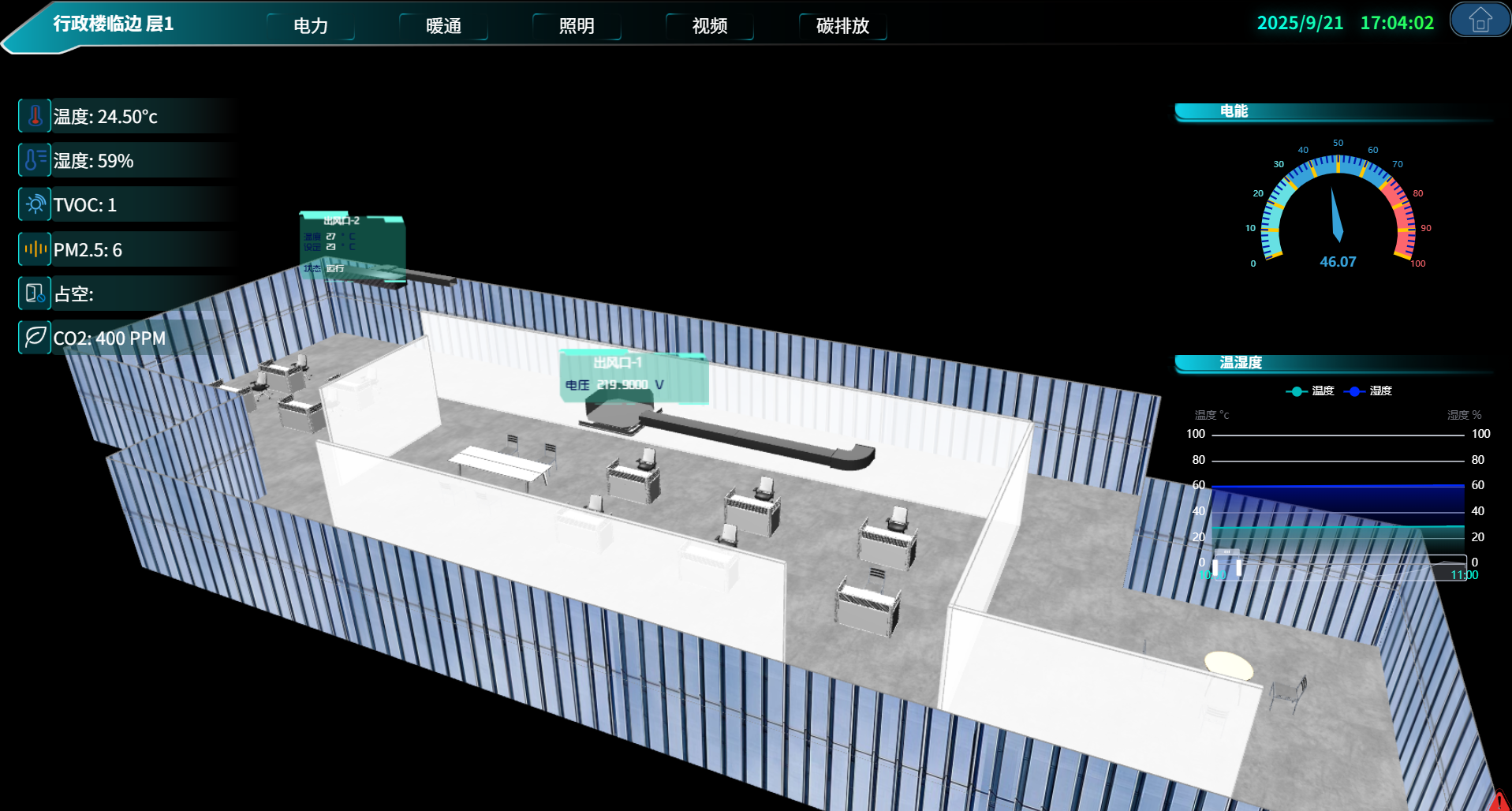 数字孪生系统界面2